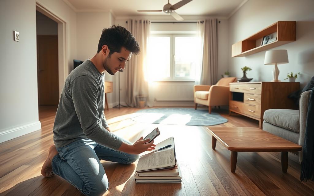 Tenant Documenting Rental Property Condition